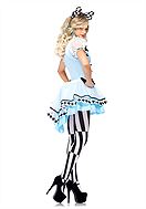 Alice in Wonderland, costume dress, lacing, ruffles